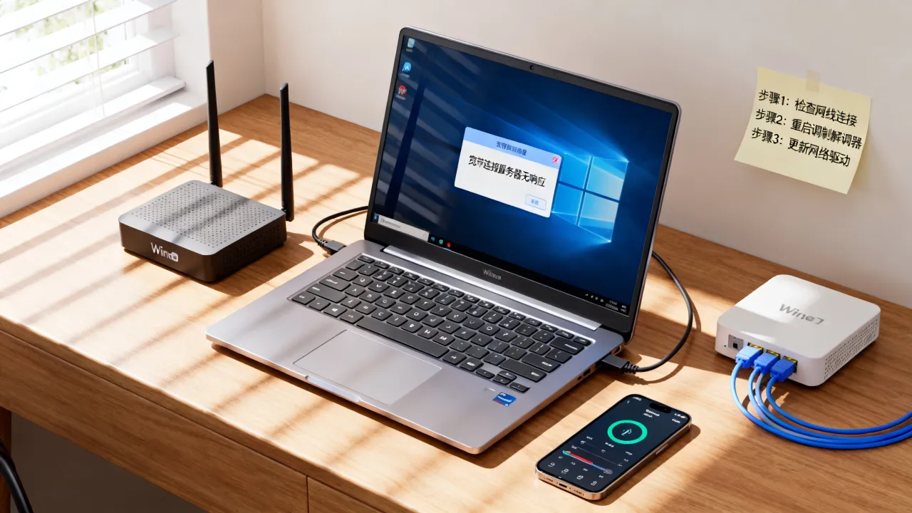 Win10连接宽带连接服务器失败怎么办,win10宽带连接服务器无响应怎么解决 Win10连接宽带连接服务器失败怎么办,win10宽带连接服务器无响应怎么解决