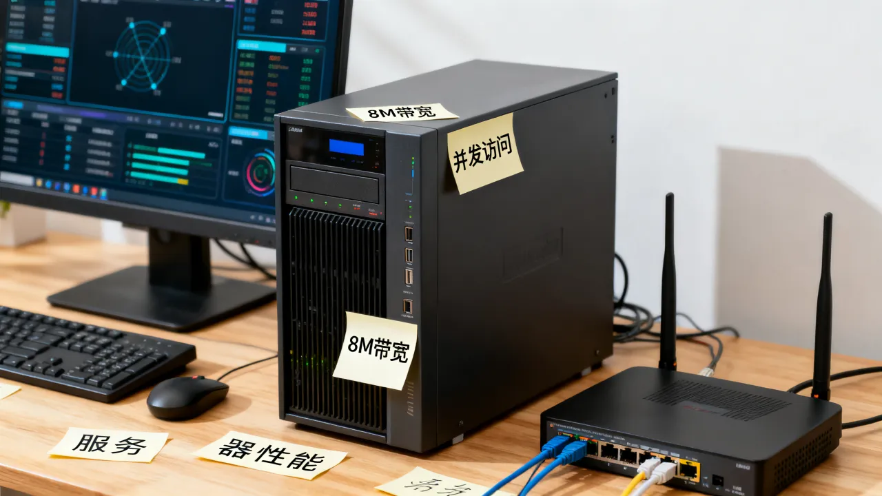 宽带8m服务器够用吗，8m带宽能支持多少并发访问？