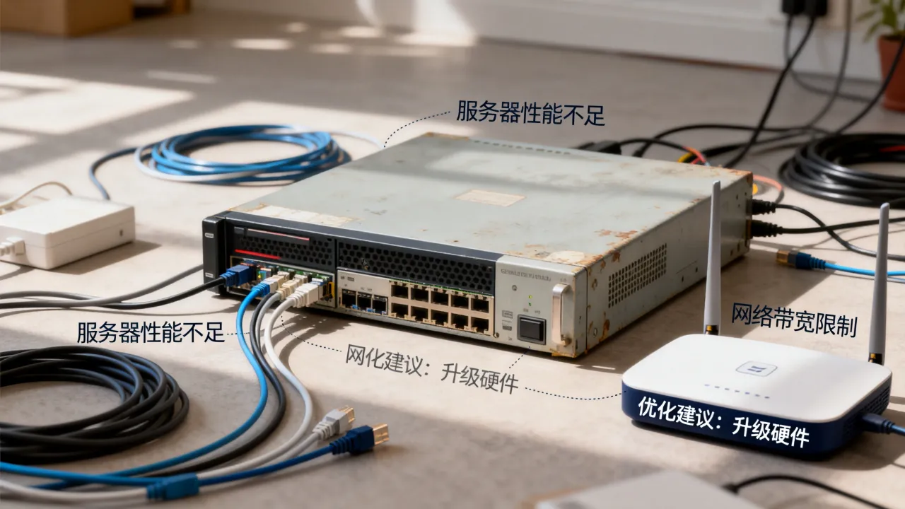 宽带垃圾服务器为什么网速这么差，怎么优化提升？