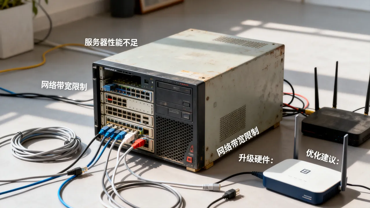 宽带垃圾服务器为什么网速这么差，怎么优化提升？