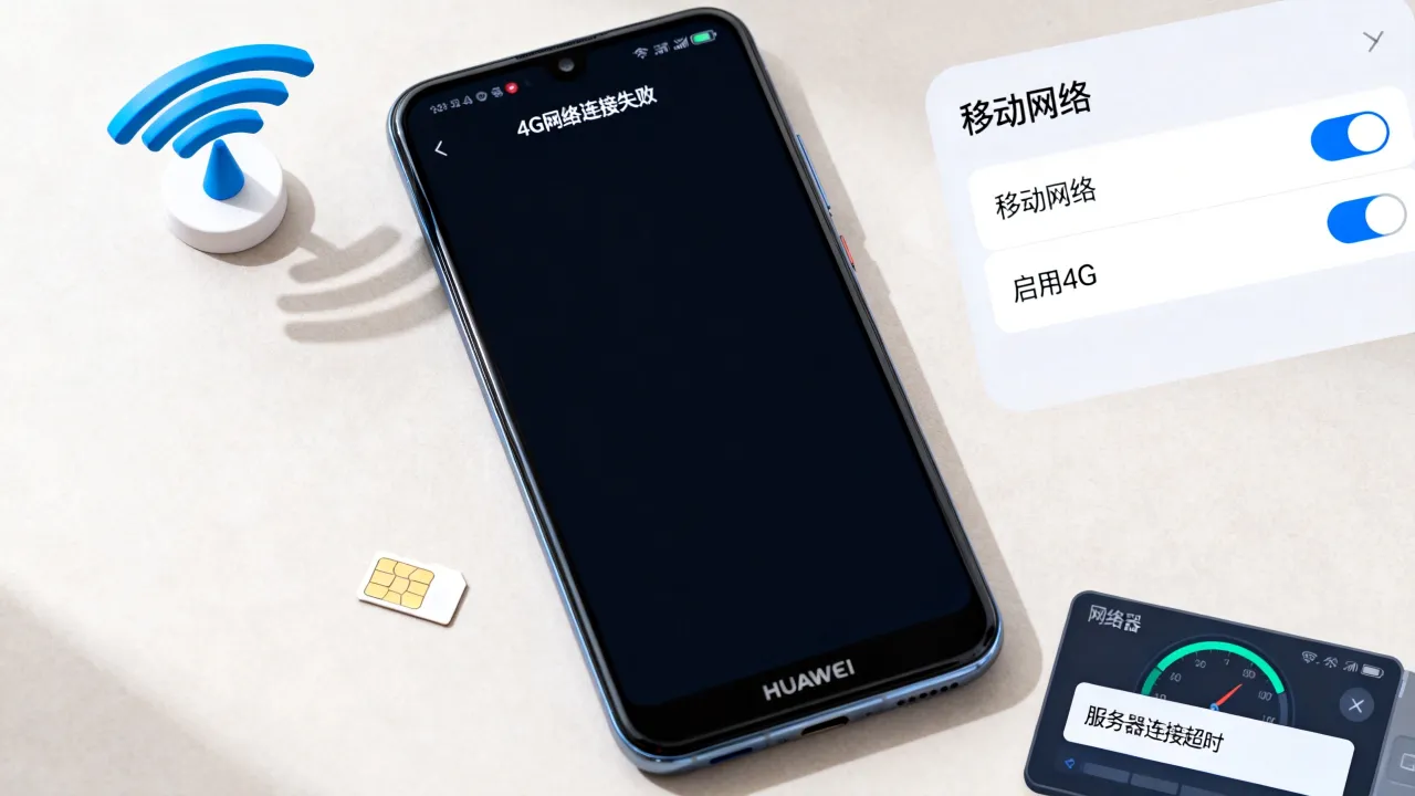 华为为什么用不了4g网络连接服务器,如何解决? 华为为什么用不了4g网络连接服务器,如何解决?