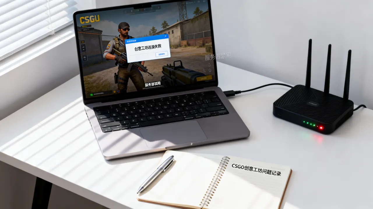 为什么csgo创意工坊被禁用服务器，创意工坊无法连接怎么办？
