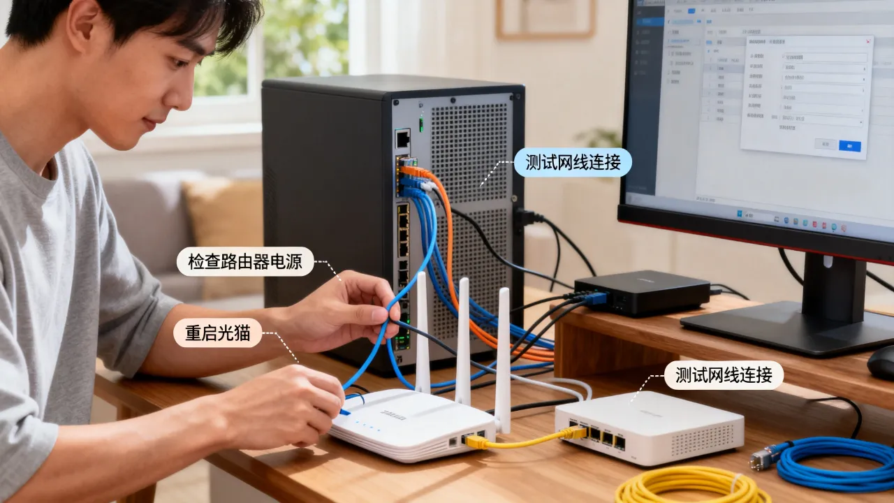 宽带服务器没反应怎么办，宽带连接正常但无法上网是什么原因？