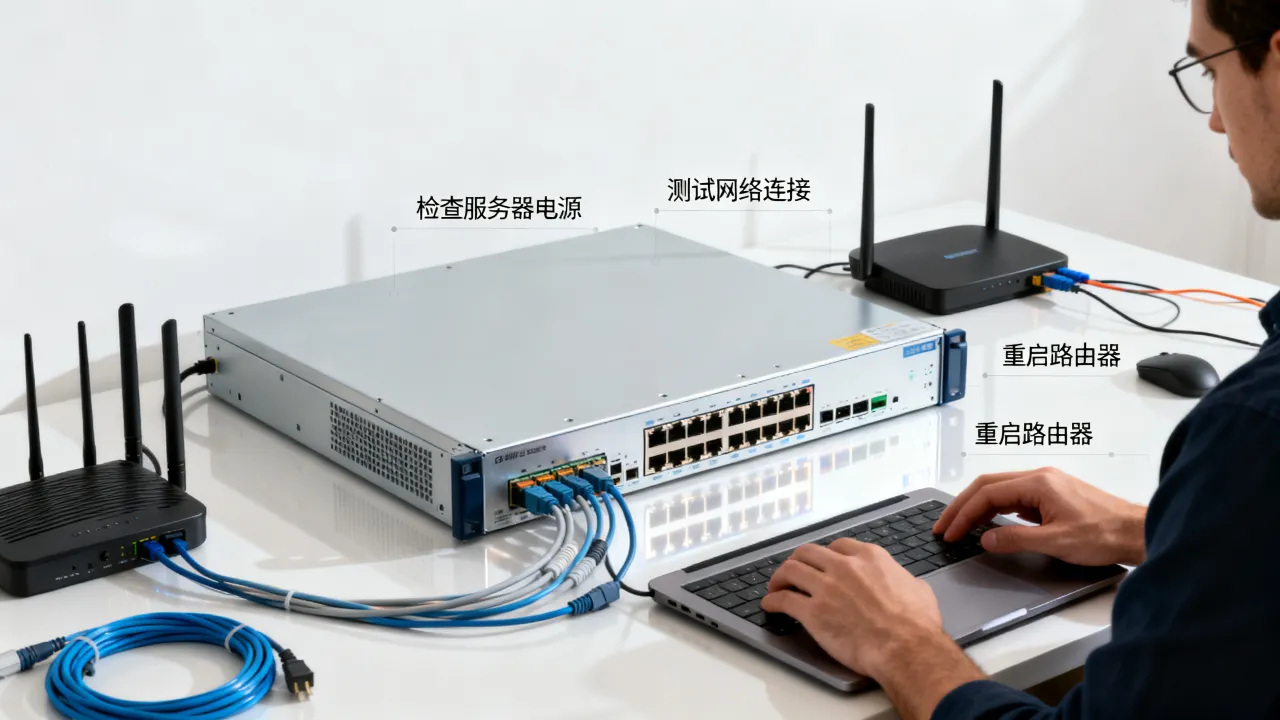 为什么没服务器,服务器为什么连不上网了怎么解决