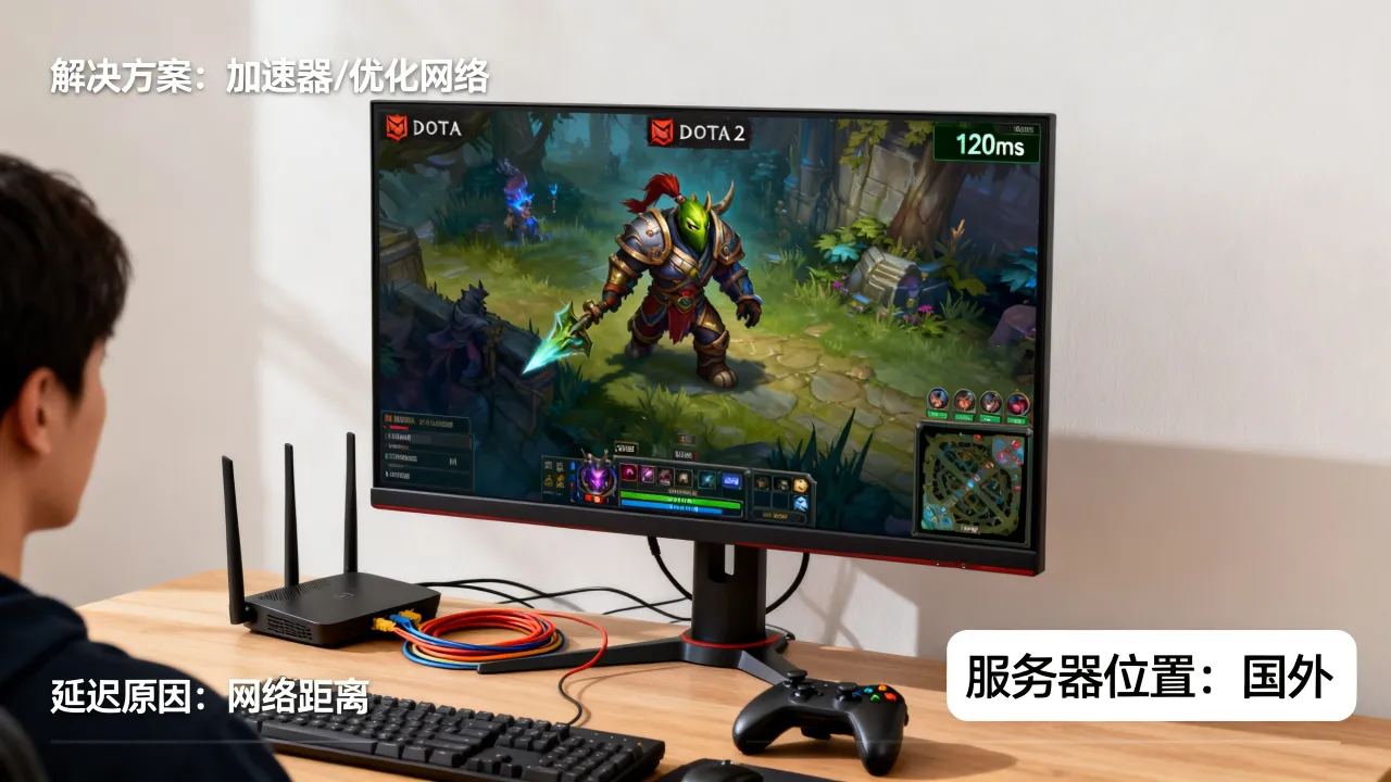 dota服务器为什么在国外，dota2国服延迟高怎么解决