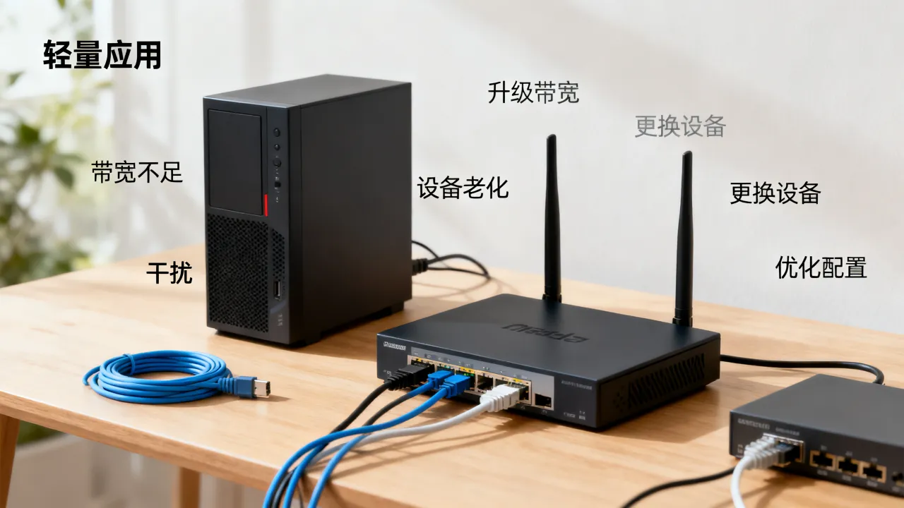 轻量应用服务器网速慢的原因是什么？怎么解决