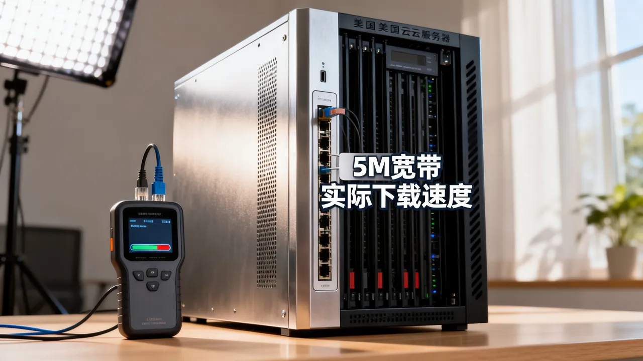 美国云服务器的5m宽带有多快，5m宽带实际下载速度是多少
