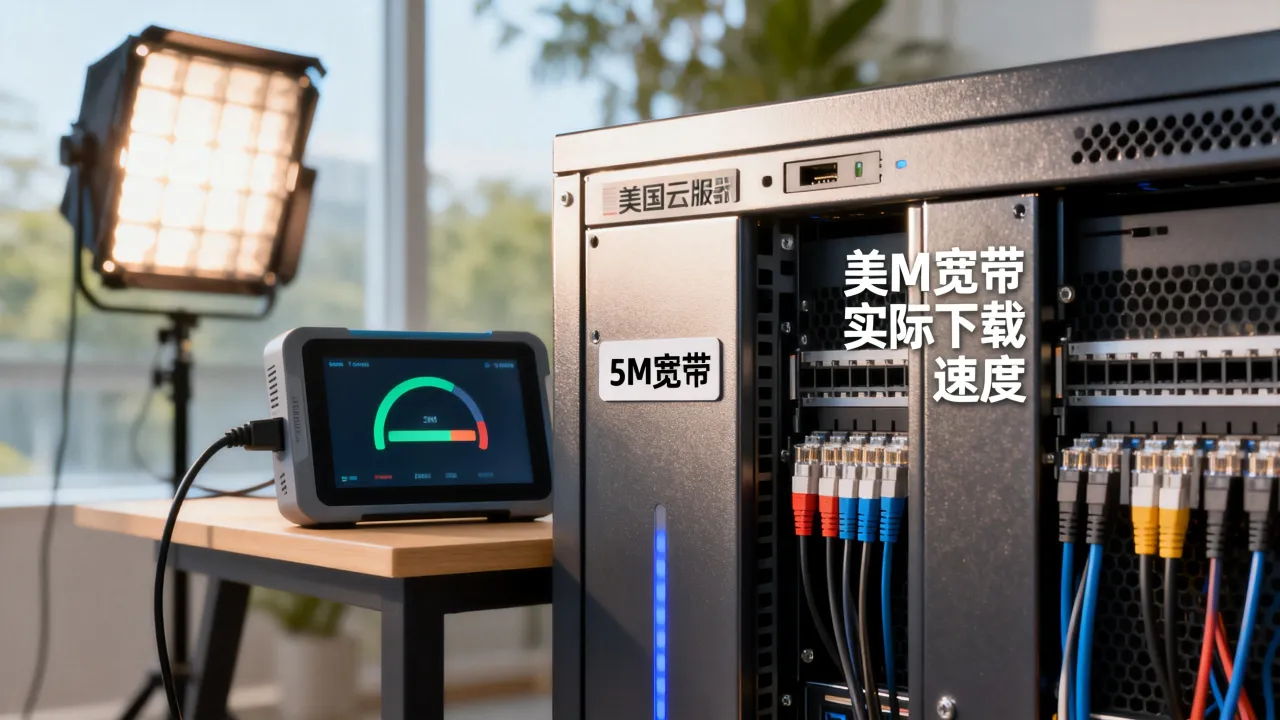 美国云服务器的5m宽带有多快，5m宽带实际下载速度是多少