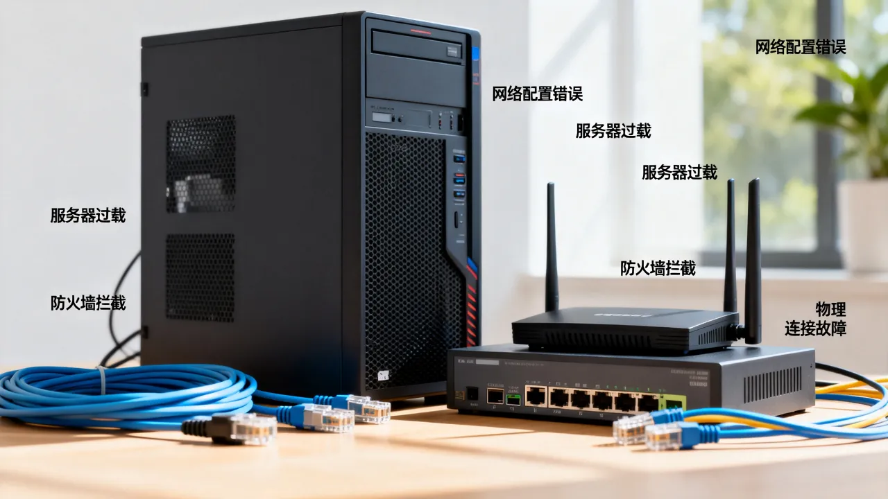 为什么服务器无效连接,服务器连不上是什么原因