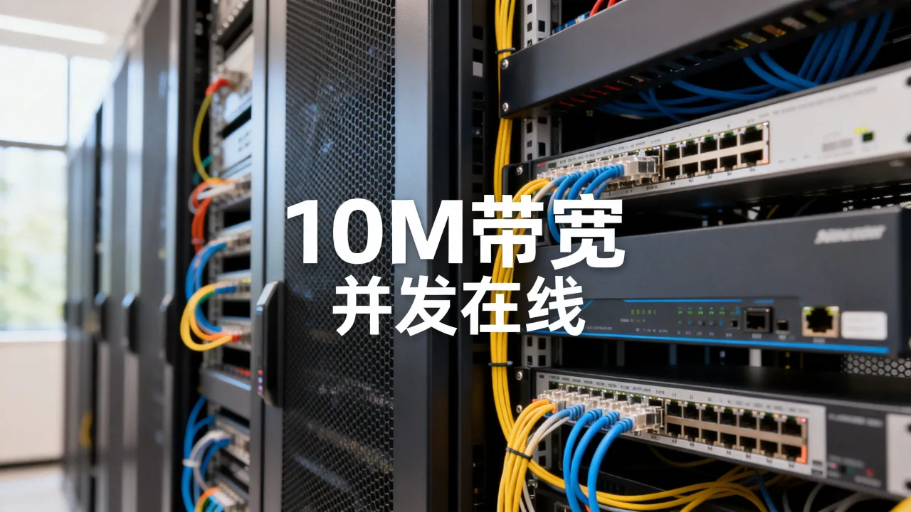 一个服务器带多少宽带?10M带宽能撑多少并发在线? 一个服务器带多少宽带?10M带宽能撑多少并发在线?