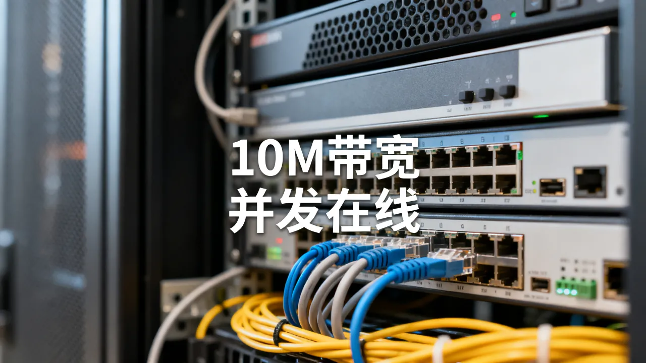 一个服务器带多少宽带?10M带宽能撑多少并发在线? 一个服务器带多少宽带?10M带宽能撑多少并发在线?