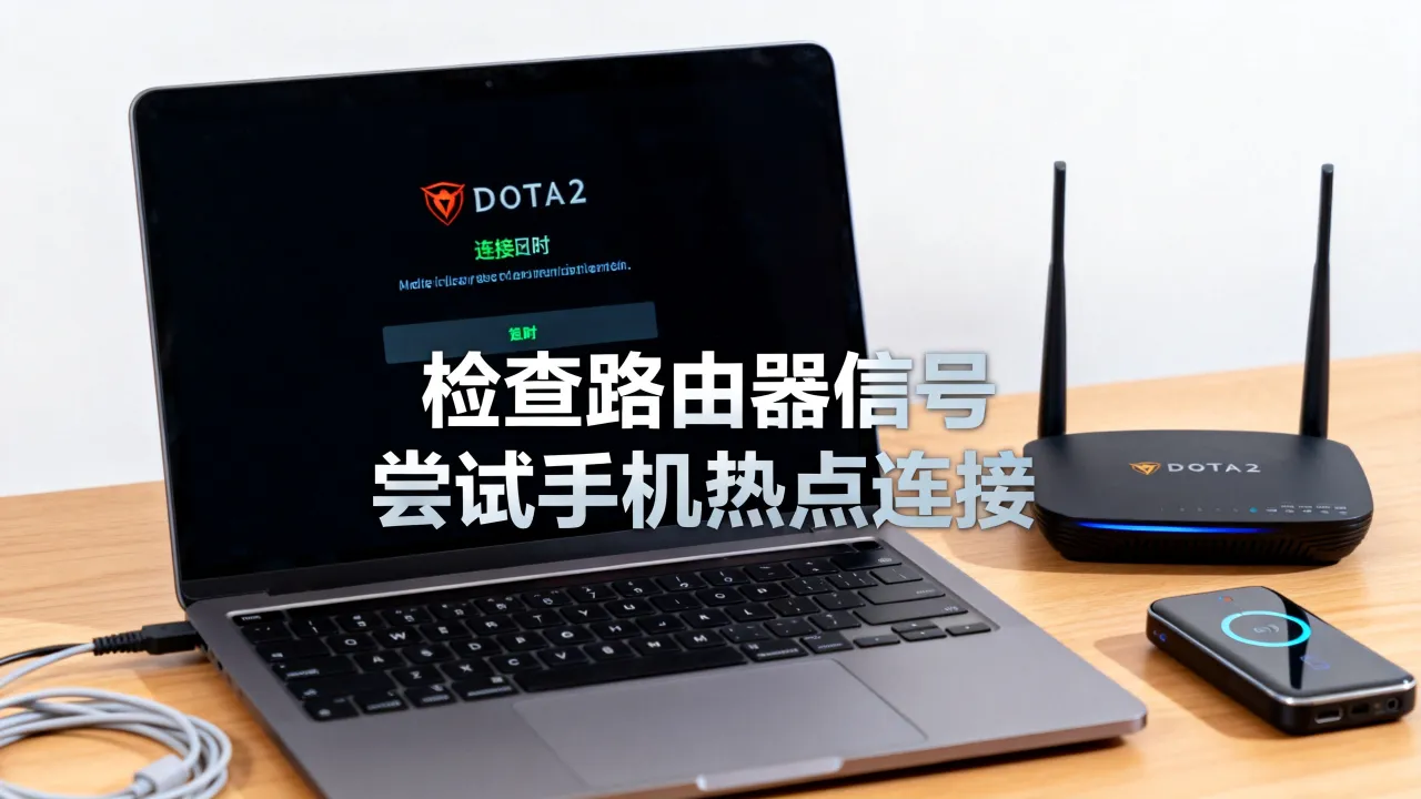 Dota2移动宽带无法连接服务器怎么办，为何总是连接超时