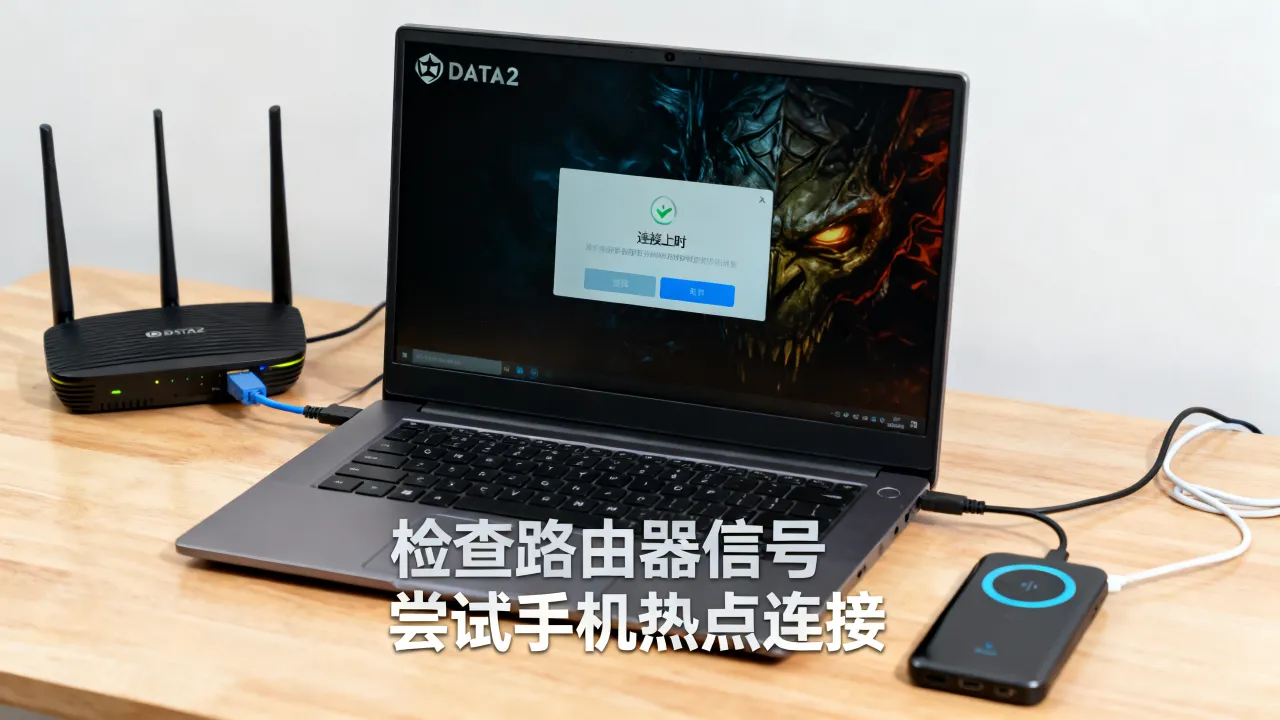 Dota2移动宽带无法连接服务器怎么办，为何总是连接超时