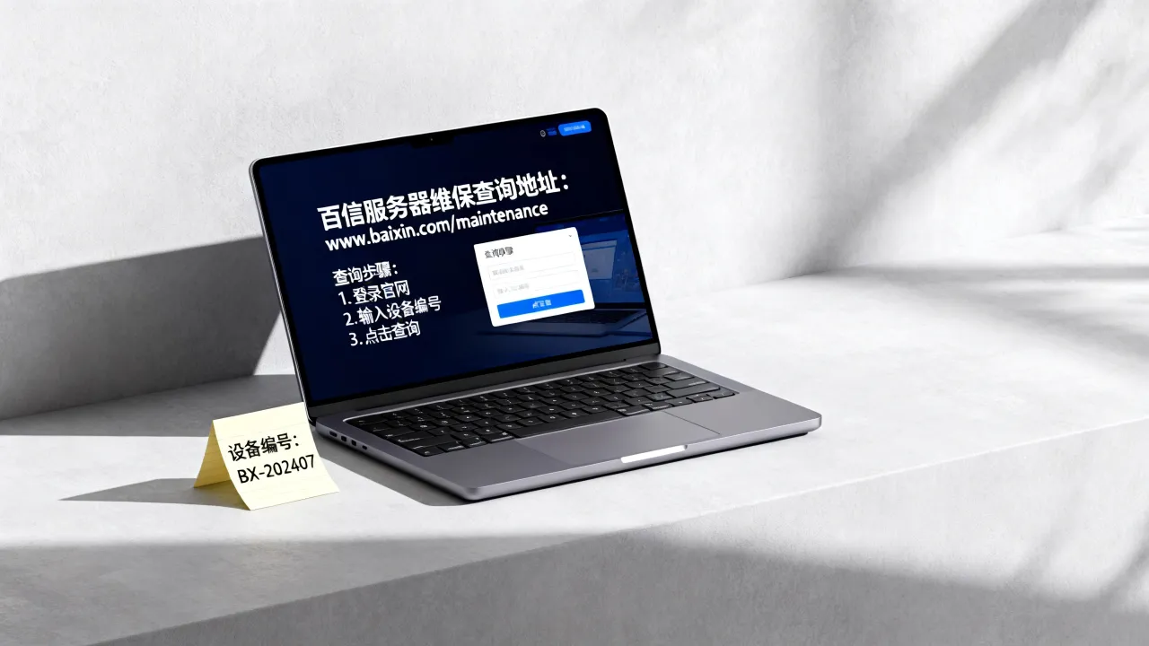 百信服务器维保查询地址是什么？，怎么查询更准确？
