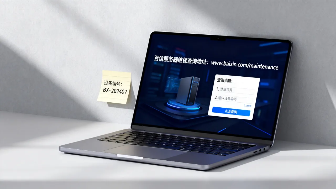 百信服务器维保查询地址是什么？，怎么查询更准确？