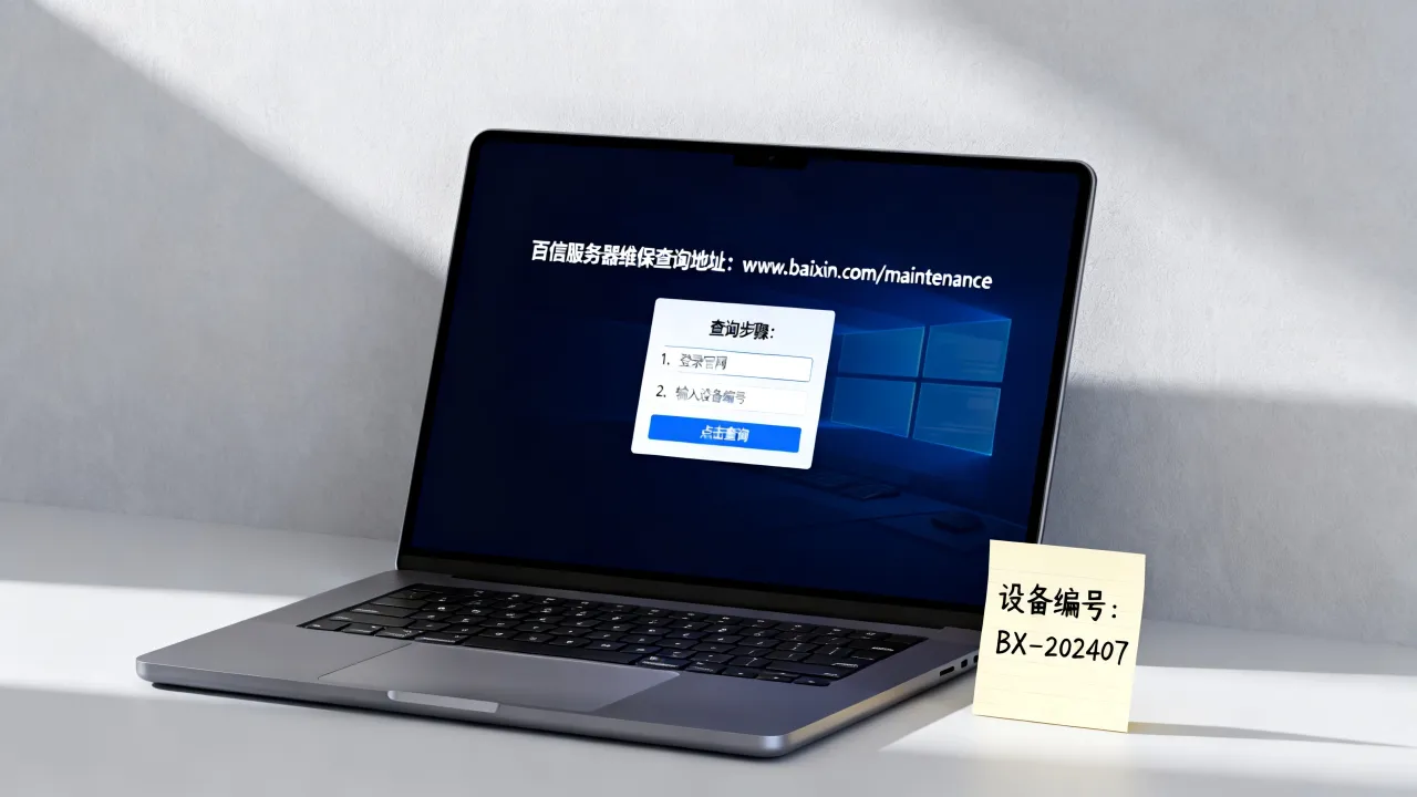 百信服务器维保查询地址是什么？，怎么查询更准确？