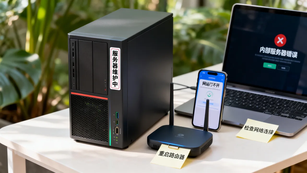 为什么内部服务器错误，如何解决网站打不开问题？