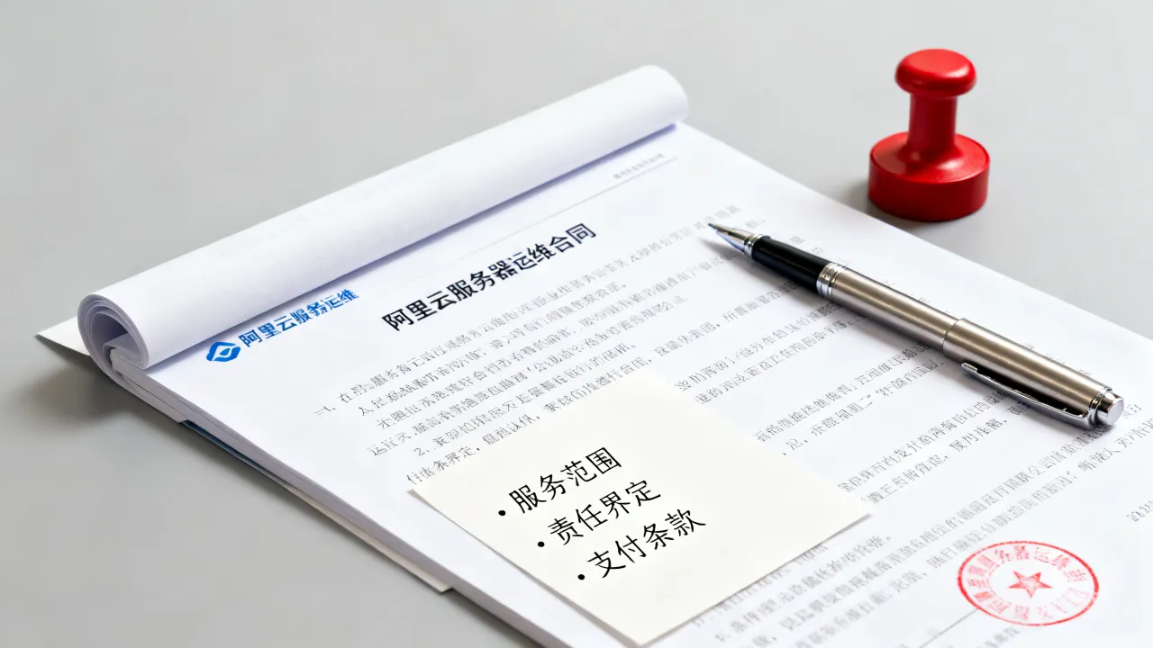 阿里云服务器运维合同怎么签？，阿里云运维合同注意什么