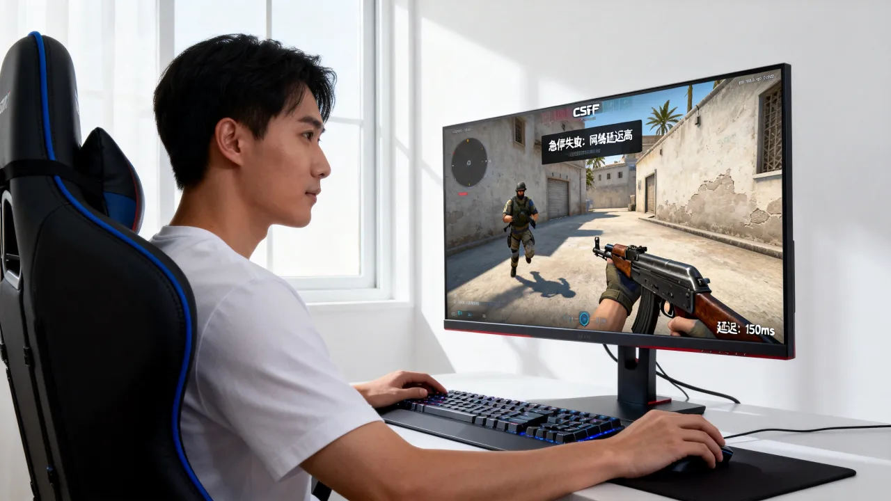 csgo为什么急停不住，服务器延迟高怎么办