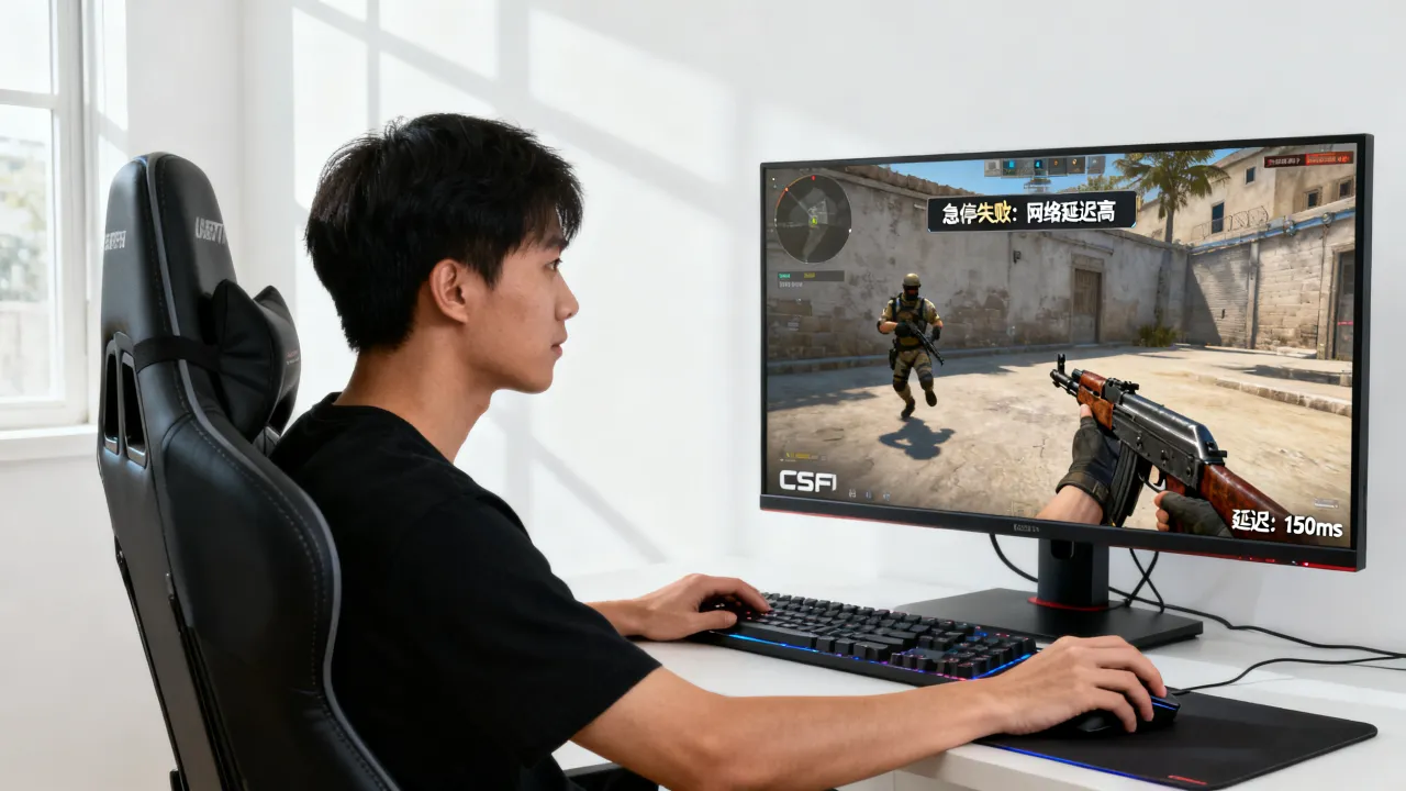 csgo为什么急停不住，服务器延迟高怎么办