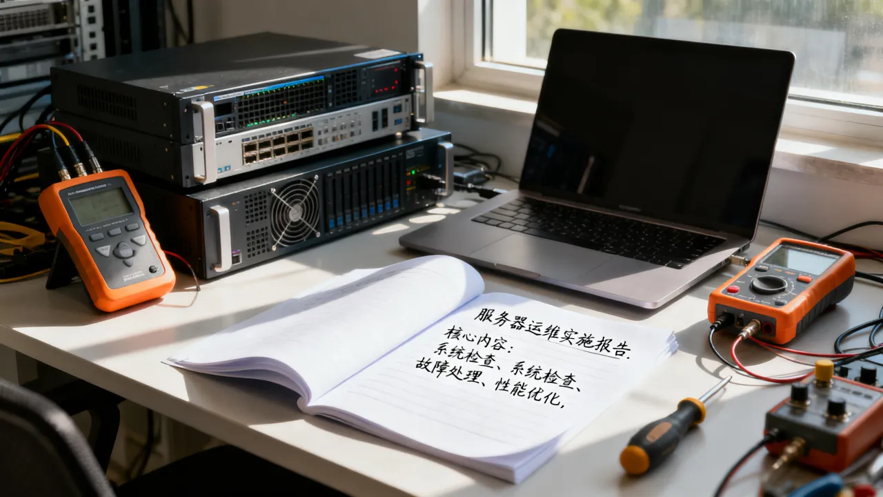 服务器运维实施报告如何撰写？包含哪些核心内容？