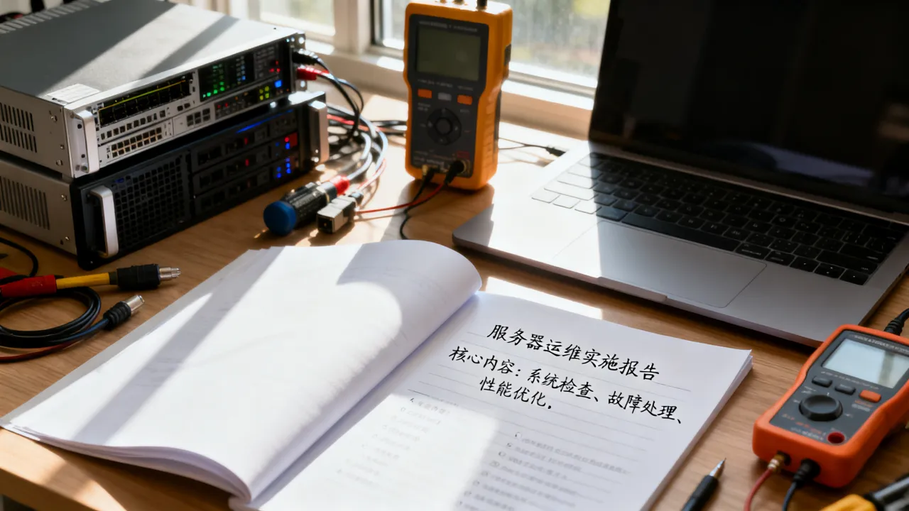 服务器运维实施报告如何撰写？包含哪些核心内容？