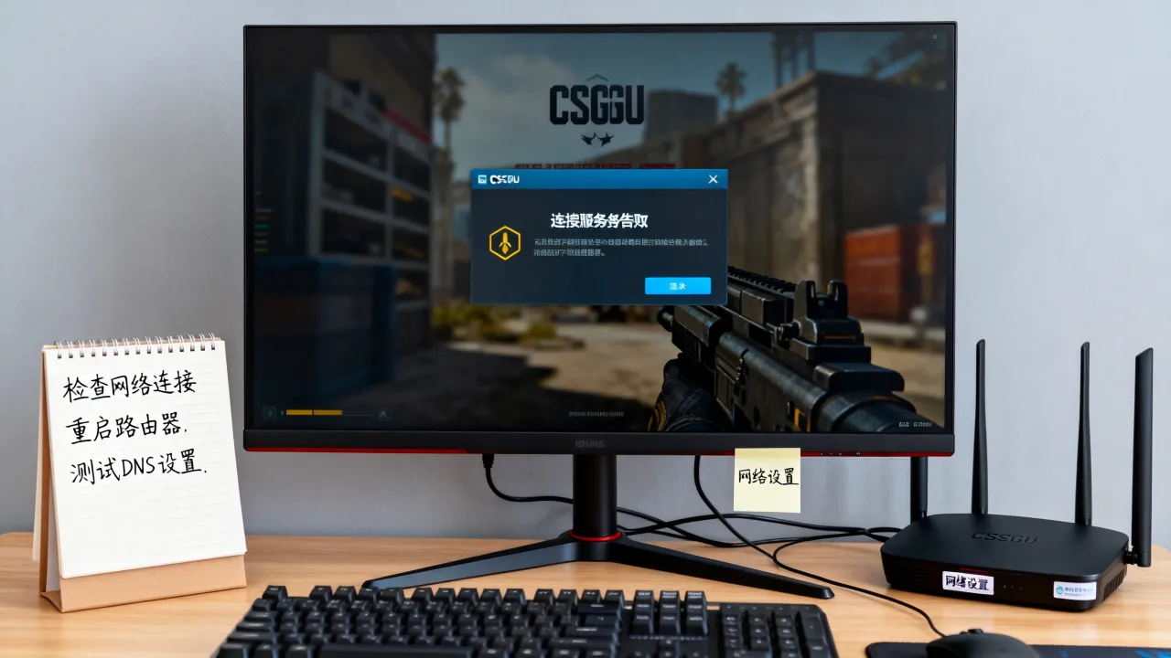 csgo为什么连接任意服务器失败，网络设置不当如何排查