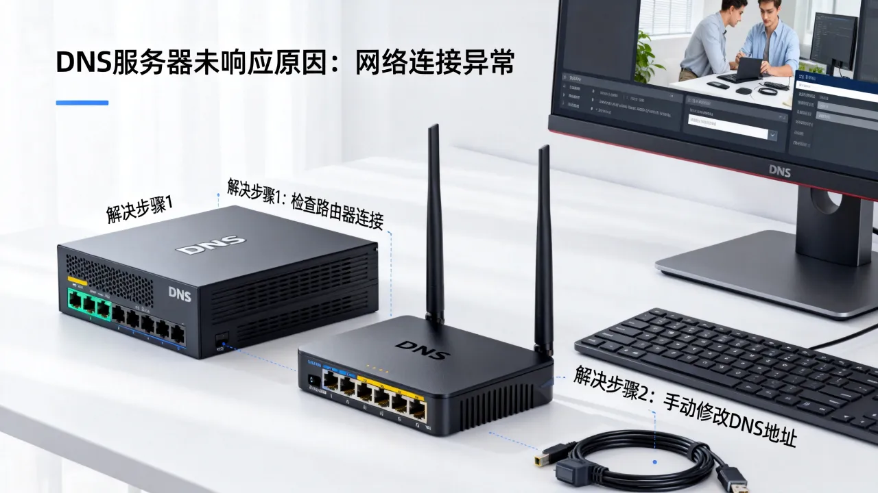 DNS服务器为什么会未响应，DNS服务器未响应怎么解决？