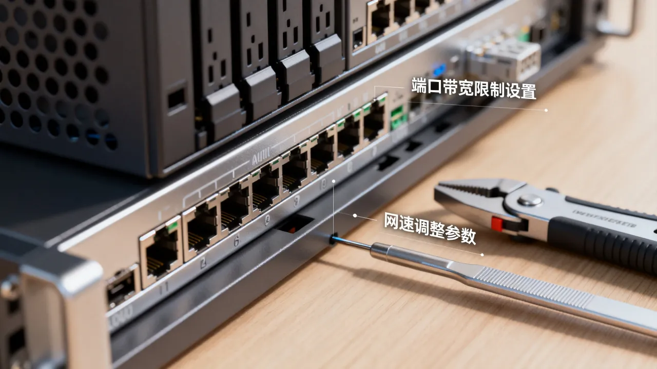 服务器限制端口网速怎么设置？如何限制端口带宽？