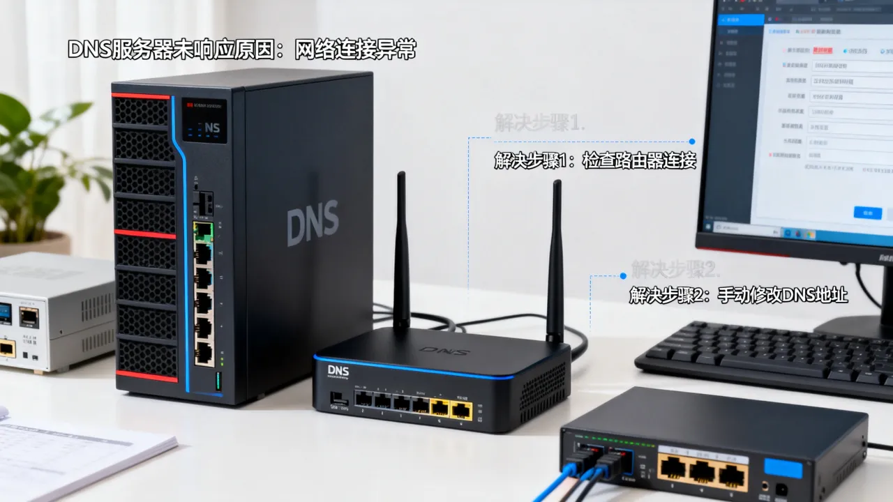 DNS服务器为什么会未响应，DNS服务器未响应怎么解决？