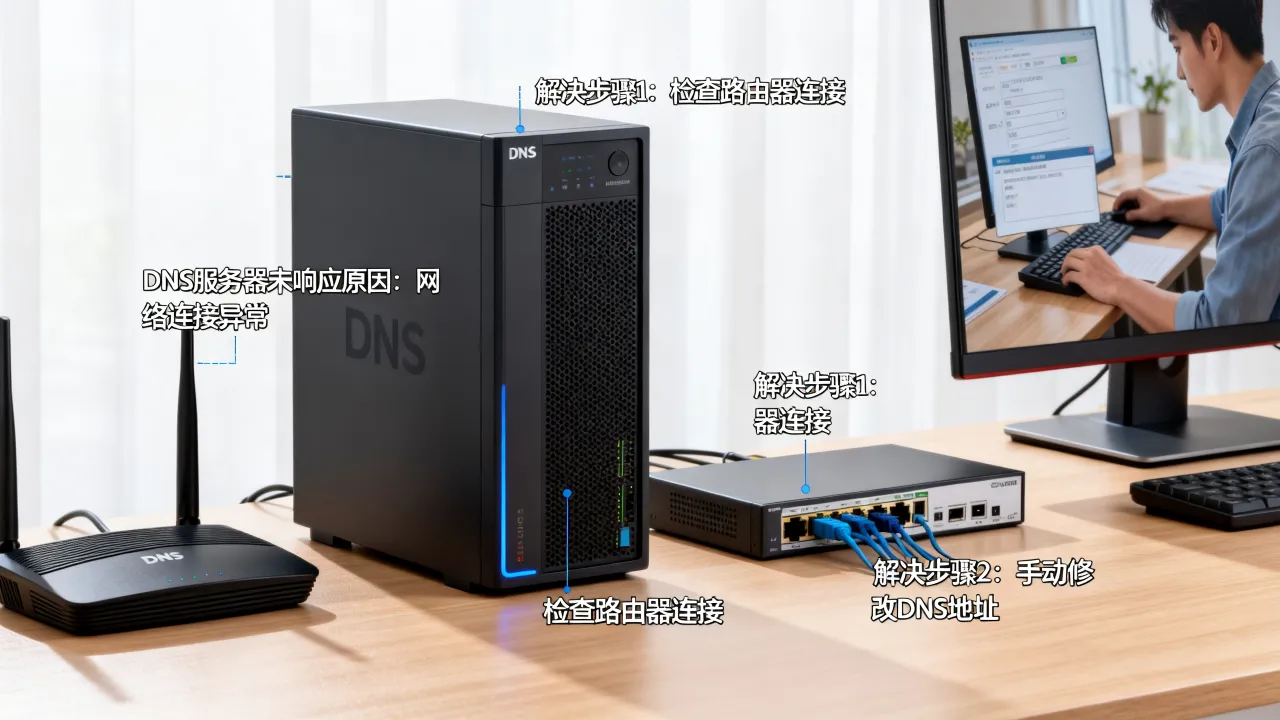DNS服务器为什么会未响应，DNS服务器未响应怎么解决？