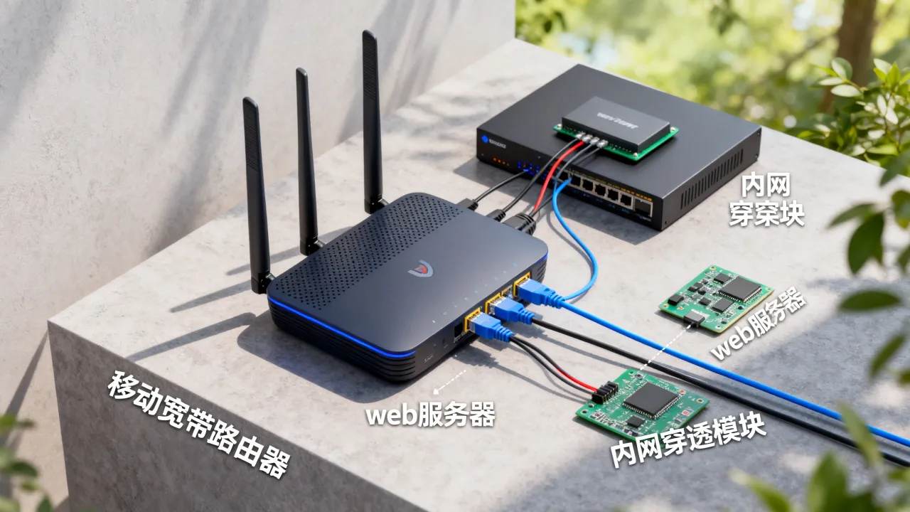 移动宽带web服务器穿透如何实现，内网穿透哪种方法最快？