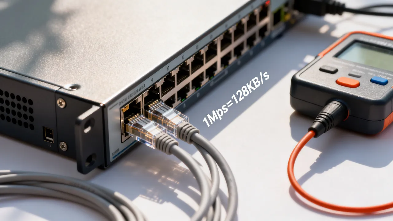 服务器1m网速是多少，1Mbps等于多少KB/s？