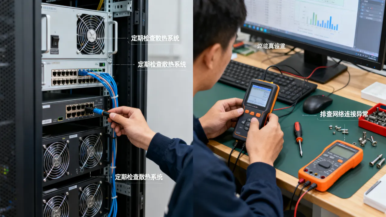 服务器运维保养如何实施，常见故障怎么排查？