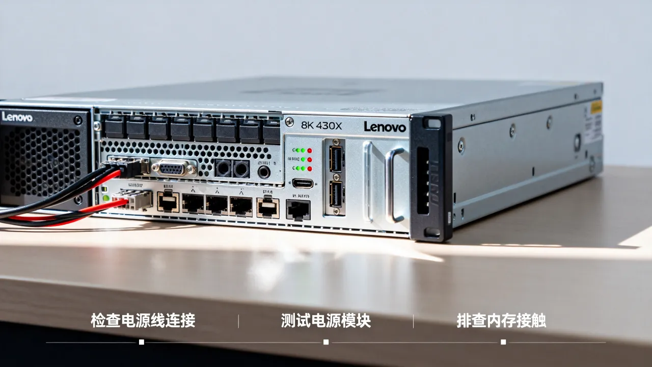 联想430x服务器为什么点不亮，430x无法开机怎么解决