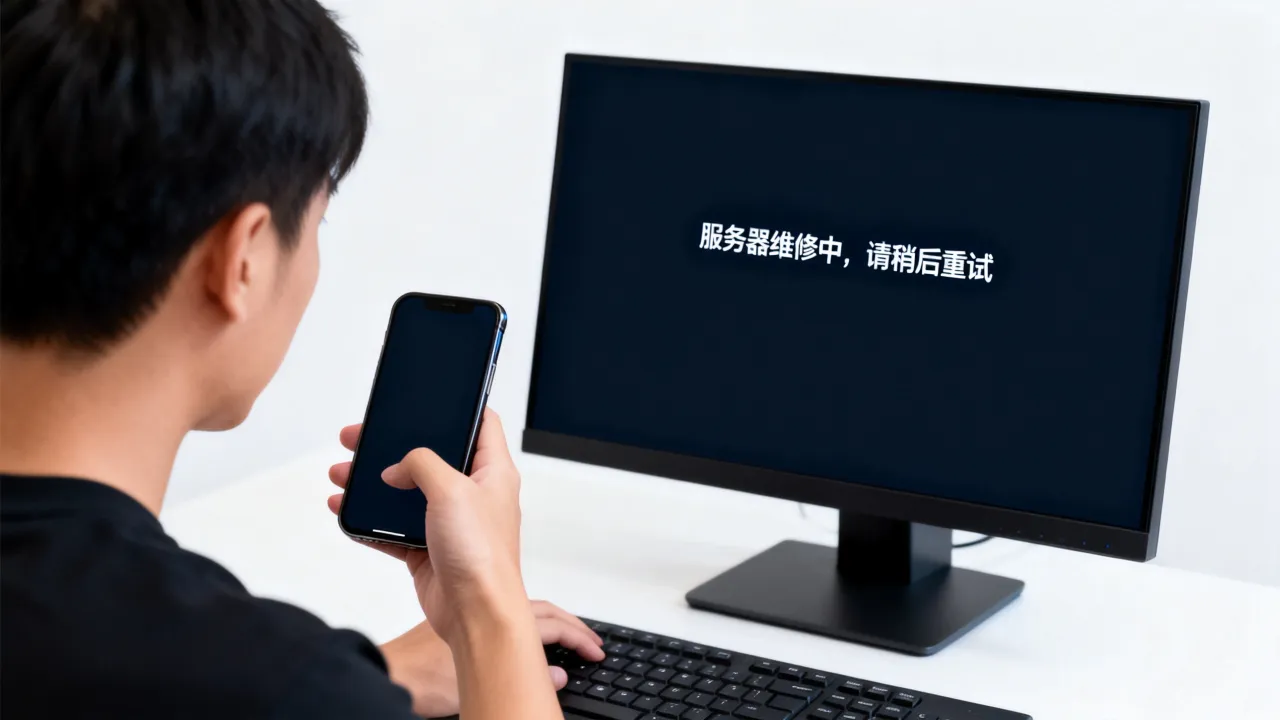 为什么登录pubd显示服务器维修，pubd登录提示维修中怎么办