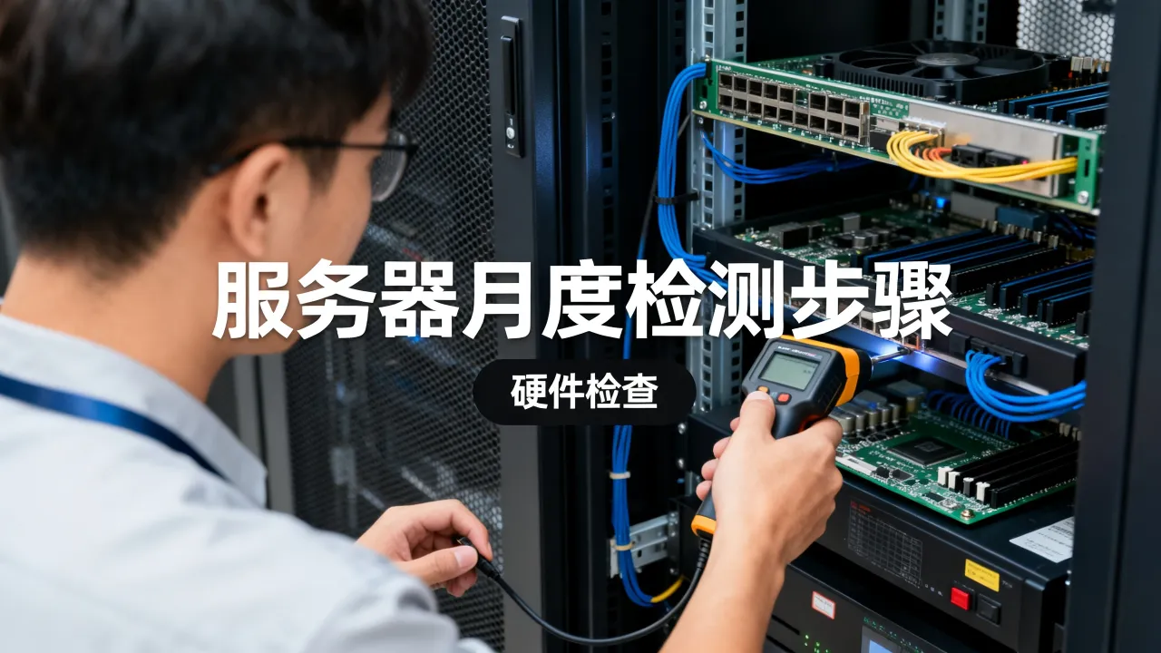 物业月维保服务器检测怎么做，服务器月度维保检测哪些内容？