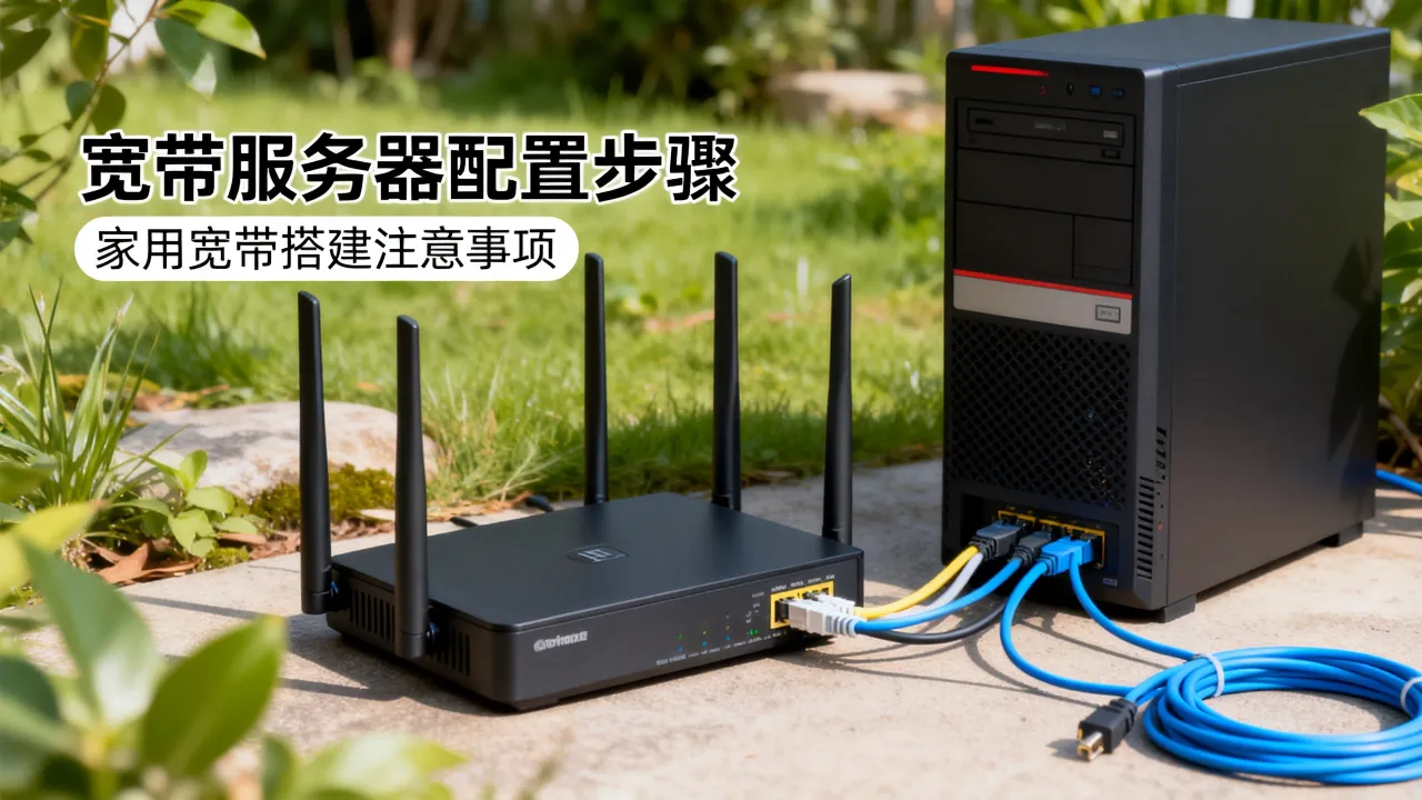 宽带服务器如何配置,家用宽带能搭建服务器吗