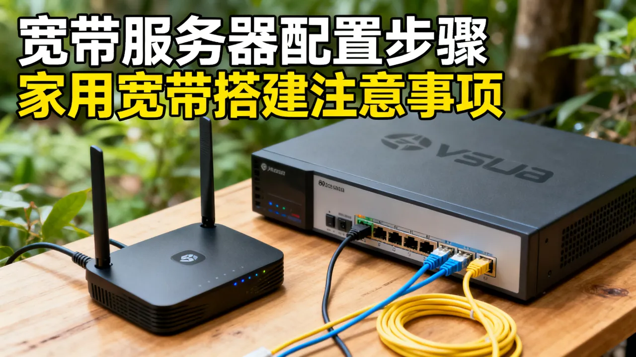 宽带服务器如何配置，家用宽带能搭建服务器吗
