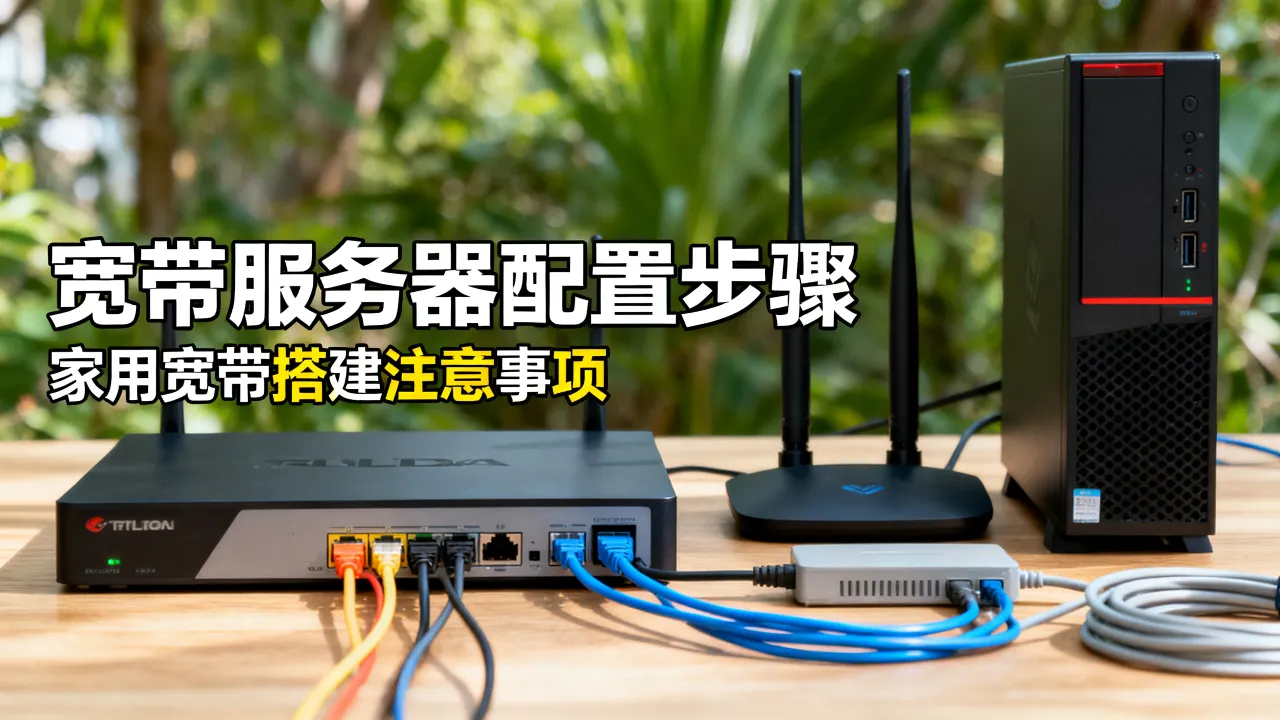 宽带服务器如何配置，家用宽带能搭建服务器吗