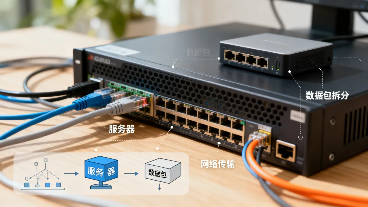 服务器为什么会分包，网络传输中数据包拆分原因？