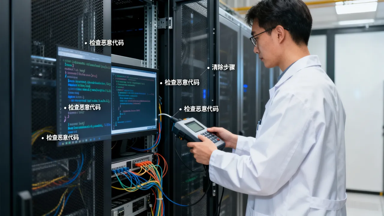 宽带服务器被植入广告怎么办，如何彻底清除恶意植入代码