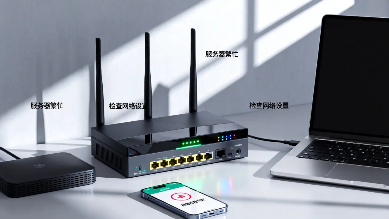 宽带无网络服务器太忙怎么办，是什么原因造成的