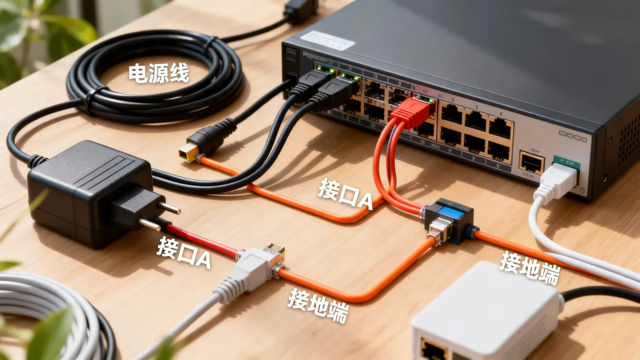 宽带服务器电源线路图怎么接？电源接线图详解