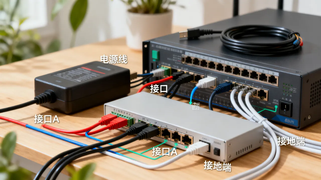 宽带服务器电源线路图怎么接？电源接线图详解