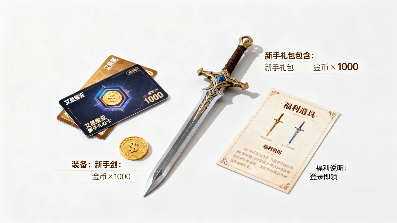 艾恩维亚服务器福利有哪些？怎么领取新手礼包