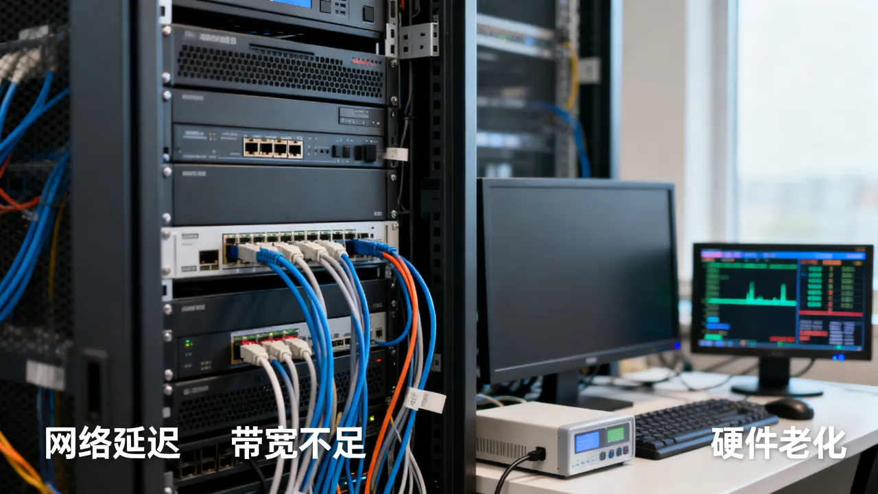 为什么租服务器很卡呢，服务器卡顿是什么原因