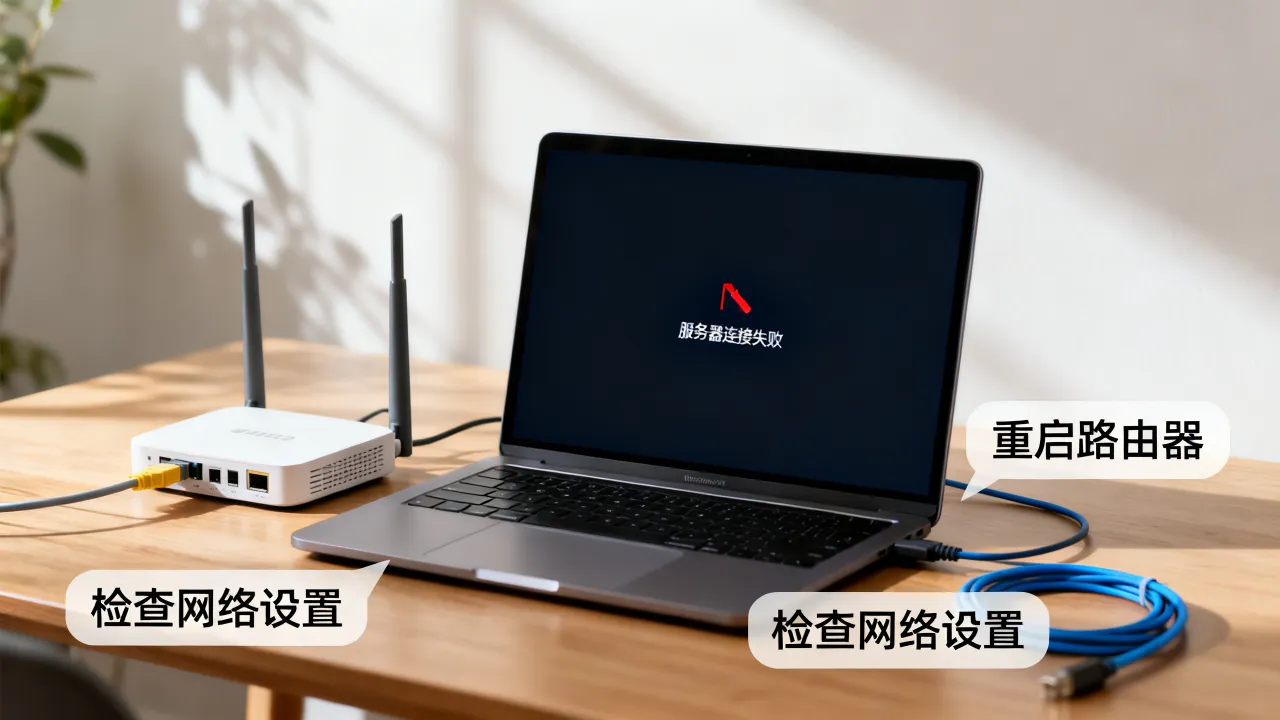 为什么更新后无服务器，更新后服务器连接失败什么原因