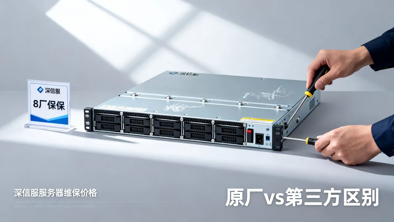 深信服服务器维保多少钱？原厂维保和第三方区别，怎么选？