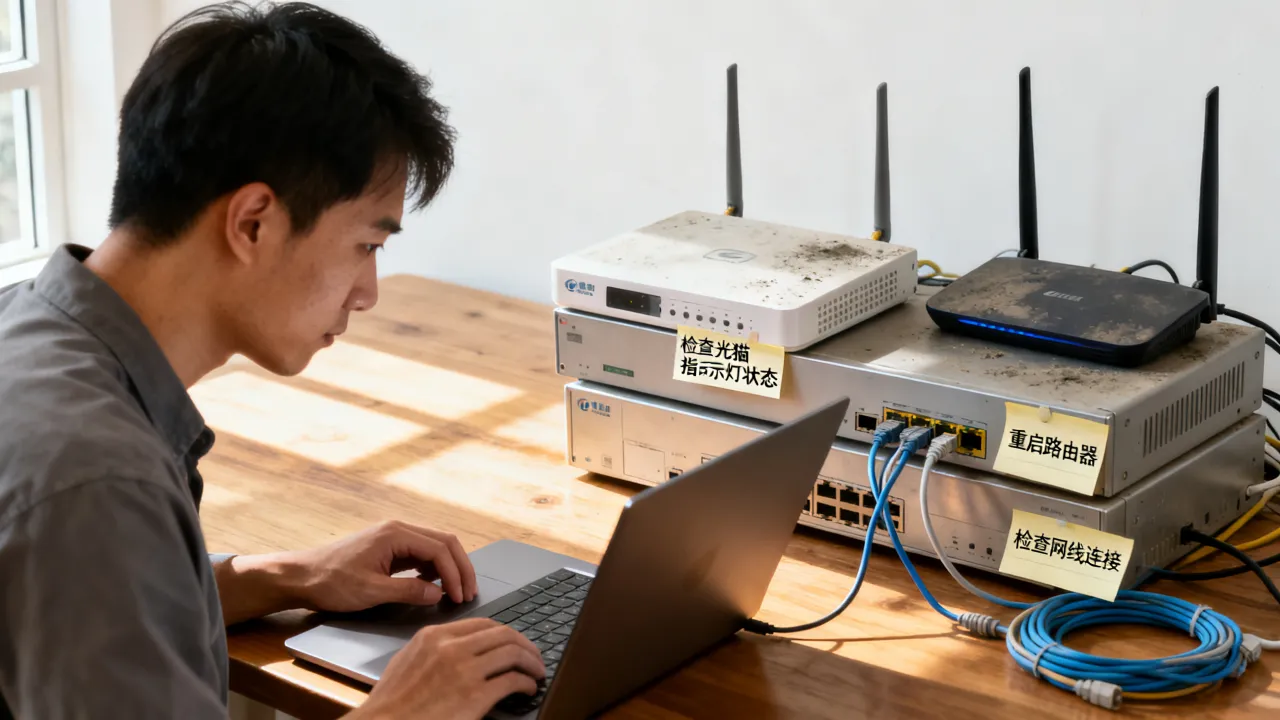 电信宽带服务器故障怎么办,如何自行排查恢复网络? 电信宽带服务器故障怎么办,如何自行排查恢复网络?